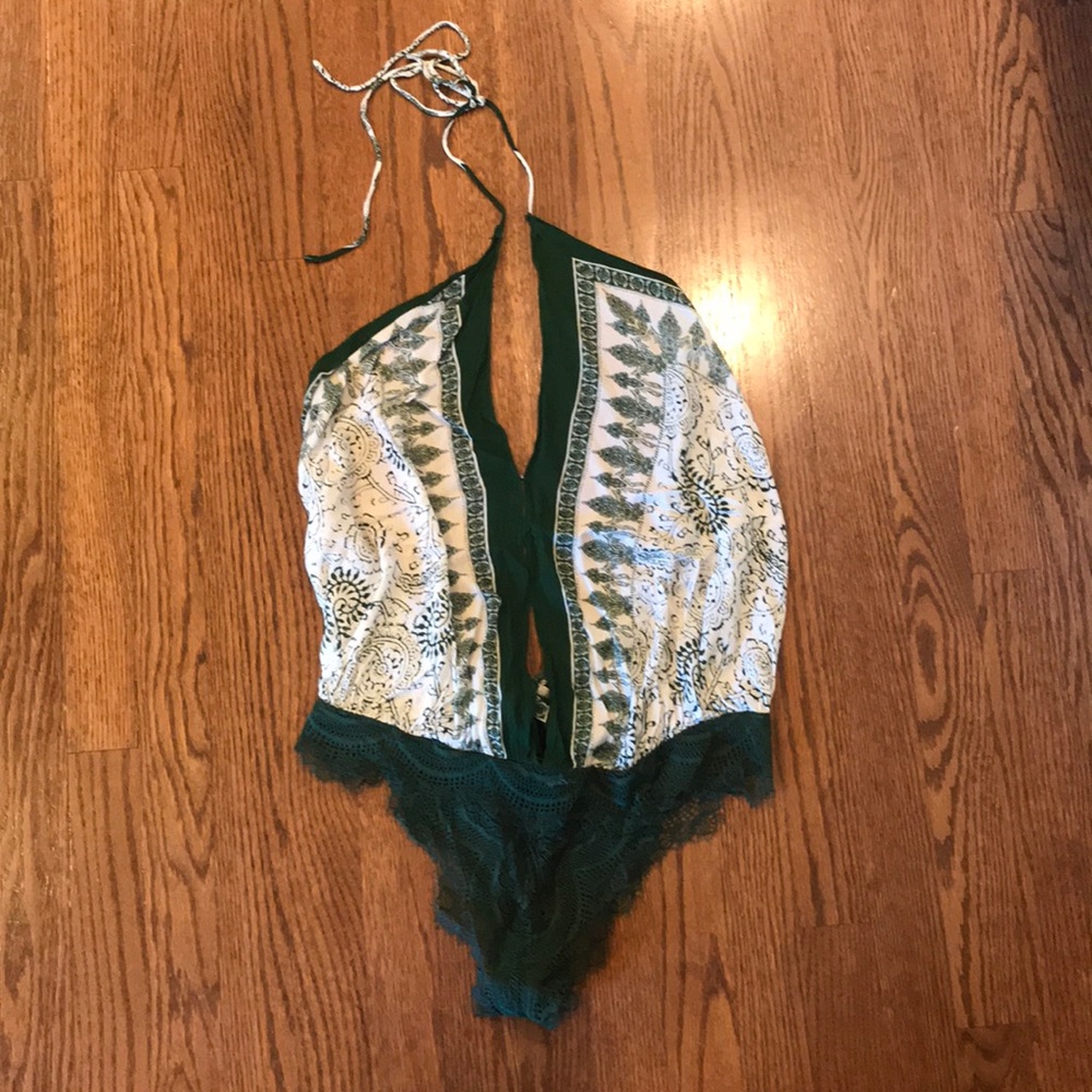 Green bodysuit